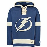 Customized Men's Tampa Bay Lightning Any Name & Number Blue Stitched NHL Hoodie,baseball caps,new era cap wholesale,wholesale hats