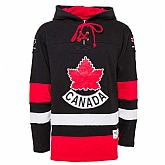Customized Men's Team Canada Olympic Any Name & Number Black CCM Throwback Stitched NHL Hoodie,baseball caps,new era cap wholesale,wholesale hats