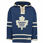 Customized Men's Toronto Maple Leafs Any Name & Number Blue CCM Throwback Stitched NHL Hoodie,baseball caps,new era cap wholesale,wholesale hats