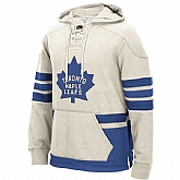 Customized Men's Toronto Maple Leafs Any Name & Number LightGray Stitched Hoodie,baseball caps,new era cap wholesale,wholesale hats
