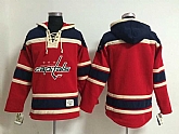 Customized Men's Washington Capitals Any Name & Number Red-Black Stitched NHL Hoodie,baseball caps,new era cap wholesale,wholesale hats