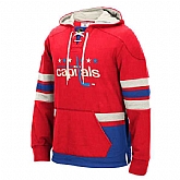 Customized Men's Washington Capitals Any Name & Number Red-Blue Stitched Hoodie,baseball caps,new era cap wholesale,wholesale hats