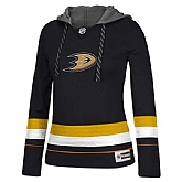 Customized Women Anaheim Ducks Any Name & Number Black Stitched Hockey Hoodie,baseball caps,new era cap wholesale,wholesale hats