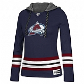 Customized Women Colorado Avalanche Any Name & Number Navy Blue Stitched Hockey Hoodie,baseball caps,new era cap wholesale,wholesale hats