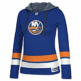 Customized Women New York Islanders Any Name & Number Light Blue Stitched Hockey Hoodie,baseball caps,new era cap wholesale,wholesale hats