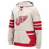 Detroit Red Wings Blank (No Name & Number) White Stitched NHL Pullover Hoodie WanKe,baseball caps,new era cap wholesale,wholesale hats