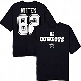 MENS DALLAS COWBOYS #82 JASON WITTEN NAVY BLUE NAME & NUMBER T-SHIRT,baseball caps,new era cap wholesale,wholesale hats