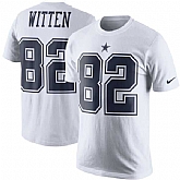 Men's Dallas Cowboys #82 Jason Witten Nike White Color Rush Player Pride Name & Number T-Shirt,baseball caps,new era cap wholesale,wholesale hats