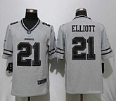 Nike Limited Dallas Cowboys #21 Ezekiel Elliott Gridiron Gray II Stitched Jersey,baseball caps,new era cap wholesale,wholesale hats