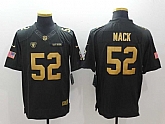 Nike Limited Oakland Raiders #52 Khalil Mack Anthracite Salute To Service Black-Golden Stitched Jersey,baseball caps,new era cap wholesale,wholesale hats