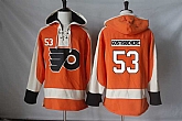Philadelphia Flyers #53 Shayne Gostisbehere Orange Stitched NHL Pullover Hoodie,baseball caps,new era cap wholesale,wholesale hats