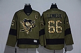 Pittsburgh Penguins #66 Mario Lemieux Green Salute to Service Stitched NHL Jersey,baseball caps,new era cap wholesale,wholesale hats