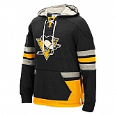 Pittsburgh Penguins Blank (No Name & Number) Black-Yellow Stitched NHL Pullover Hoodie WanKe,baseball caps,new era cap wholesale,wholesale hats