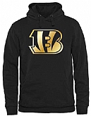 Printed Men's Cincinnati Bengals Pro Line Black Gold Collection Pullover Hoodie WanKe,baseball caps,new era cap wholesale,wholesale hats