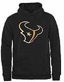 Printed Men's Houston Texans Pro Line Black Gold Collection Pullover Hoodie WanKe,baseball caps,new era cap wholesale,wholesale hats