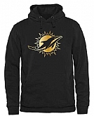 Printed Men's Miami Dolphins Pro Line Black Gold Collection Pullover Hoodie WanKe,baseball caps,new era cap wholesale,wholesale hats