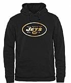 Printed Men's New York Jets Pro Line Black Gold Collection Pullover Hoodie WanKe,baseball caps,new era cap wholesale,wholesale hats