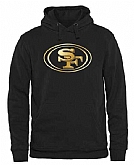 Printed Men's San Francisco 49ers Pro Line Black Gold Collection Pullover Hoodie WanKe,baseball caps,new era cap wholesale,wholesale hats