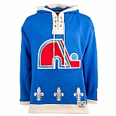 Quebec Nordiques Blank (No Name & Number) Blue Stitched NHL Hoodie WanKe,baseball caps,new era cap wholesale,wholesale hats