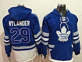 Toronto Maple Leafs #29 William Nylander Blue Name & Number Pullover Stitched NHL Hoodie,baseball caps,new era cap wholesale,wholesale hats