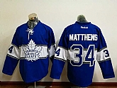 Toronto Maple Leafs #34 Auston Matthews Blue-White 100th Anniversary Stitched NHL Jersey,baseball caps,new era cap wholesale,wholesale hats