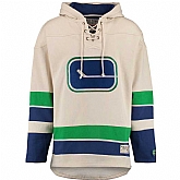 Vancouver Canucks Blank (No Name & Number) Cream Stitched NHL Hoodie WanKe,baseball caps,new era cap wholesale,wholesale hats