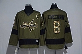 Washington Capitals #8 Alex Ovechkin Green Salute to Service Stitched NHL Jersey,baseball caps,new era cap wholesale,wholesale hats