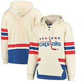 Washington Capitals Blank (No Name & Number) Cream Stitched NHL Pullover Hoodie WanKe,baseball caps,new era cap wholesale,wholesale hats