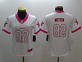 Women Limited Nike Dallas Cowboys #82 Jason Witten White Pink Stitched Rush Jersey,baseball caps,new era cap wholesale,wholesale hats