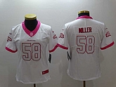 Women Limited Nike Denver Broncos #58 Von Miller White Pink Stitched Rush Jersey,baseball caps,new era cap wholesale,wholesale hats