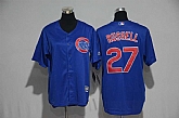 Youth Chicago Cubs #27 Addison Russell Blue New Cool Base Stitched Jersey,baseball caps,new era cap wholesale,wholesale hats