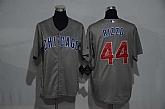 Youth Chicago Cubs #44 Anthony Rizzo Gray New Cool Base Stitched Jersey,baseball caps,new era cap wholesale,wholesale hats