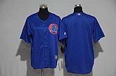 Youth Chicago Cubs Blank Blue New Cool Base Stitched Jersey,baseball caps,new era cap wholesale,wholesale hats