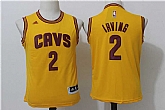 Youth Cleveland Cavaliers #2 Kyrie Irving Swingman Yellow Stitched Jersey,baseball caps,new era cap wholesale,wholesale hats