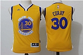 Youth Golden State Warriors #30 Stephen Curry Yellow Revolution 30 Swingman Stitched Jersey,baseball caps,new era cap wholesale,wholesale hats