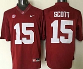 Alabama Crimson Tide #15 JK Scott Red Stitched NCAA Jersey,baseball caps,new era cap wholesale,wholesale hats