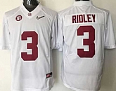 Alabama Crimson Tide #3 Calvin Ridley White 2016 National Championship Stitched NCAA Jersey,baseball caps,new era cap wholesale,wholesale hats