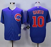 Chicago Cubs #10 Ron Santo Blue New Cool Base Stitched MLB Jersey,baseball caps,new era cap wholesale,wholesale hats