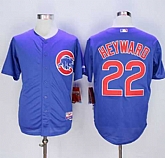 Chicago Cubs #22 Jason Heyward Blue Alternate Cool Base Stitched MLB Jersey,baseball caps,new era cap wholesale,wholesale hats