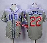 Chicago Cubs #22 Jason Heyward Gray Alternate Road Cool Base Stitched MLB Jersey,baseball caps,new era cap wholesale,wholesale hats