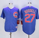 Chicago Cubs #27 Addison Russell Blue Alternate Cool Base Stitched MLB Jersey,baseball caps,new era cap wholesale,wholesale hats