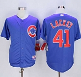 Chicago Cubs #41 John Lackey Blue Alternate Cool Base Stitched MLB Jersey,baseball caps,new era cap wholesale,wholesale hats