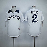 Chicago White Sox #2 Nellie Fox White 1976 Turn Back The Clock Stitched MLB Jersey,baseball caps,new era cap wholesale,wholesale hats