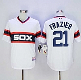 Chicago White Sox #21 Todd Frazier White Alternate Home Cool Base Stitched MLB Jersey,baseball caps,new era cap wholesale,wholesale hats
