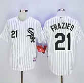 Chicago White Sox #21 Todd Frazier White Cool Base Stitched MLB Jersey,baseball caps,new era cap wholesale,wholesale hats