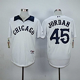 Chicago White Sox #45 Michael Jordan White 1976 Turn Back The Clock Stitched MLB Jersey,baseball caps,new era cap wholesale,wholesale hats