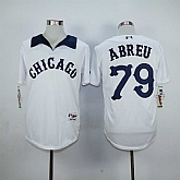 Chicago White Sox #79 Jose Abreu White 1976 Turn Back The Clock Stitched MLB Jersey,baseball caps,new era cap wholesale,wholesale hats