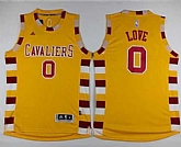 Cleveland Cavaliers #0 Kevin Love Gold Throwback Classic Stitched NBA Jersey,baseball caps,new era cap wholesale,wholesale hats