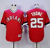 Cleveland Indians #25 Jim Thome Red 1978 Turn Back The Clock Stitched MLB Jersey,baseball caps,new era cap wholesale,wholesale hats