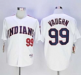Cleveland Indians #99 Ricky Vaughn White 1978 Turn Back The Clock Stitched MLB Jersey,baseball caps,new era cap wholesale,wholesale hats